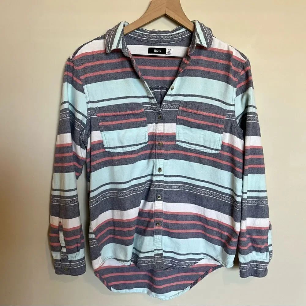 BDG, Urban Outfitters Sriped Flannel